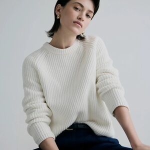 100% Organic Cotton Fisherman Crew Sweater